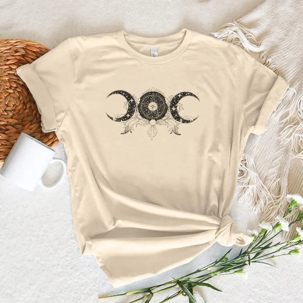 Triple Moon t-shirts women comic anime elegant Tee
