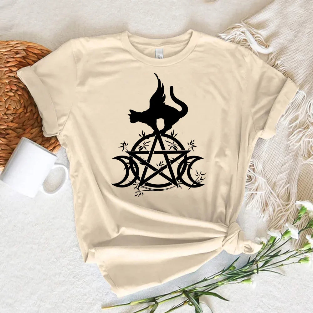 Triple Moon t-shirts women comic anime elegant Tee