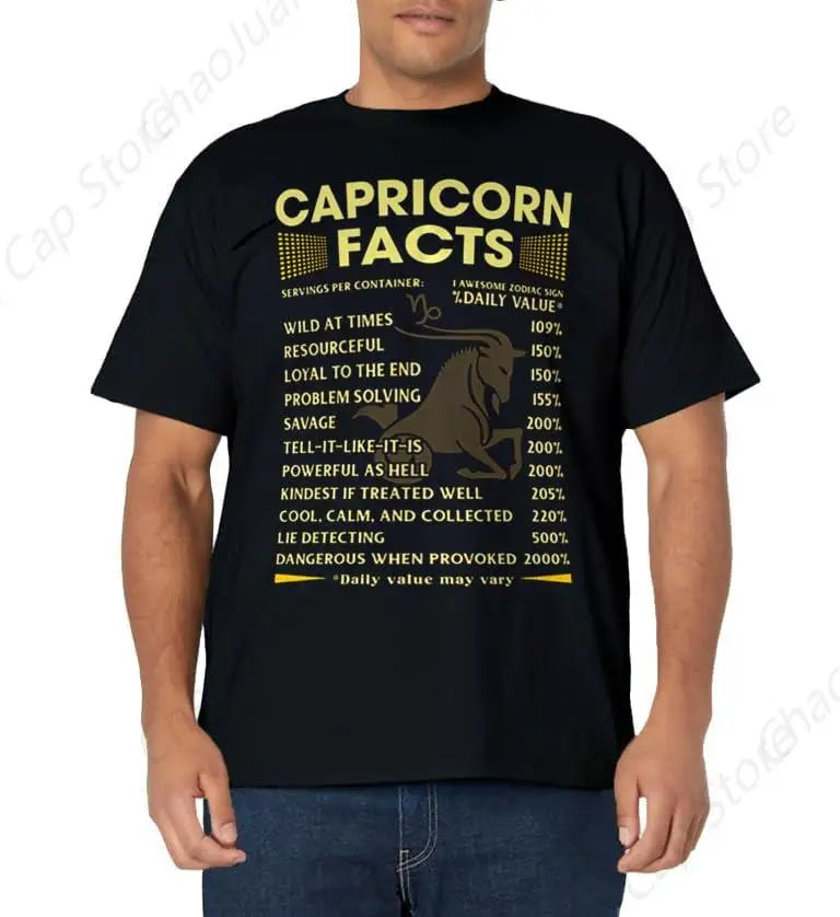 Capricorn Astrology Zodiac Sign T-Shirt