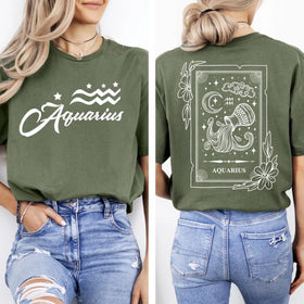 Aquarius Zodiac Astrology T shirt