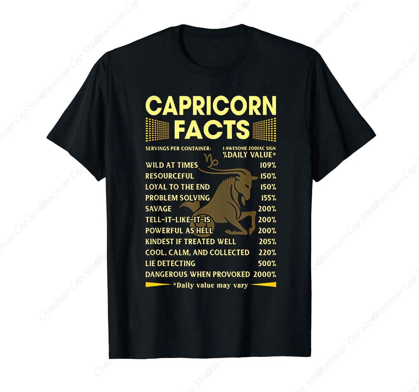 Capricorn Astrology Zodiac Sign T-Shirt