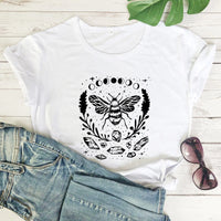 Mystical Honey Bee Moon Phases T-shirt