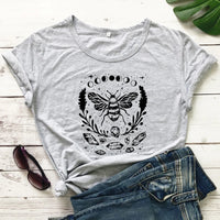 Mystical Honey Bee Moon Phases T-shirt