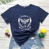 Mystical Honey Bee Moon Phases T-shirt