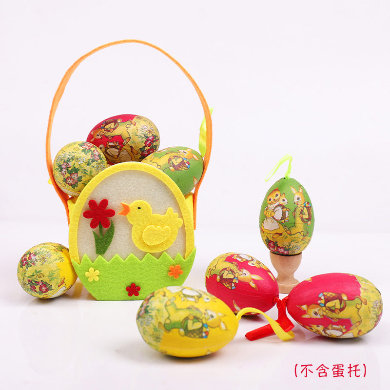 Easter Decorations Easter Egg Satchel Chicken Basket Easter DIY Handmade Gift