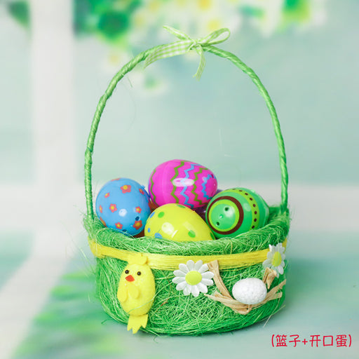 Easter Decorations Easter Egg Satchel Chicken Basket Easter DIY Handmade Gift