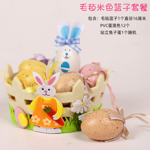 Easter Decorations Easter Egg Satchel Chicken Basket Easter DIY Handmade Gift