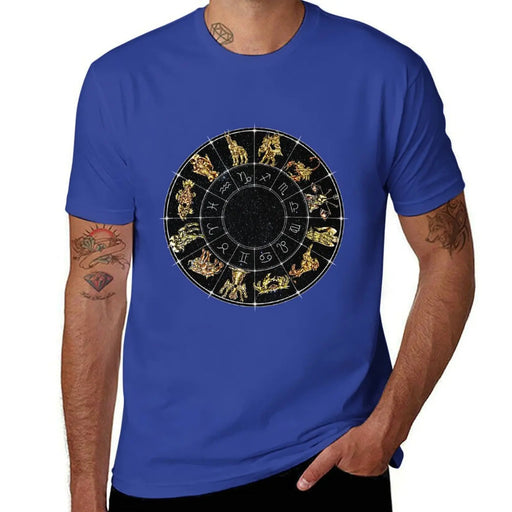 Saint Seiya Zodiac Sign Wheel Anime T-Shirt