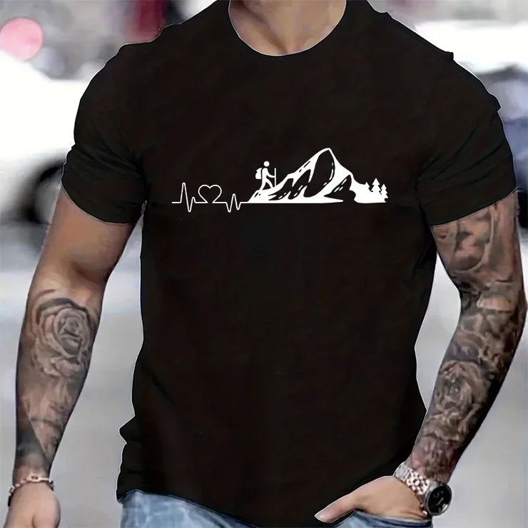 Hiking Camping Mountain  Tshirt