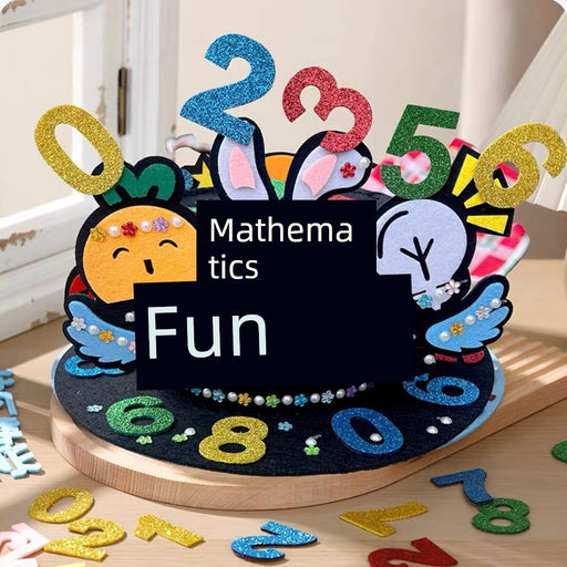 Creative Kids Hat DIY Handmade Material Package Catwalk Rabbit Hat Making Woven Hat Easter Hat Decoration