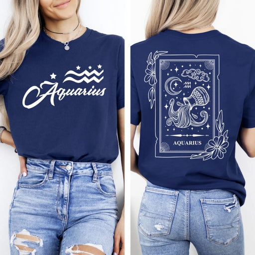 Aquarius Zodiac Astrology T shirt