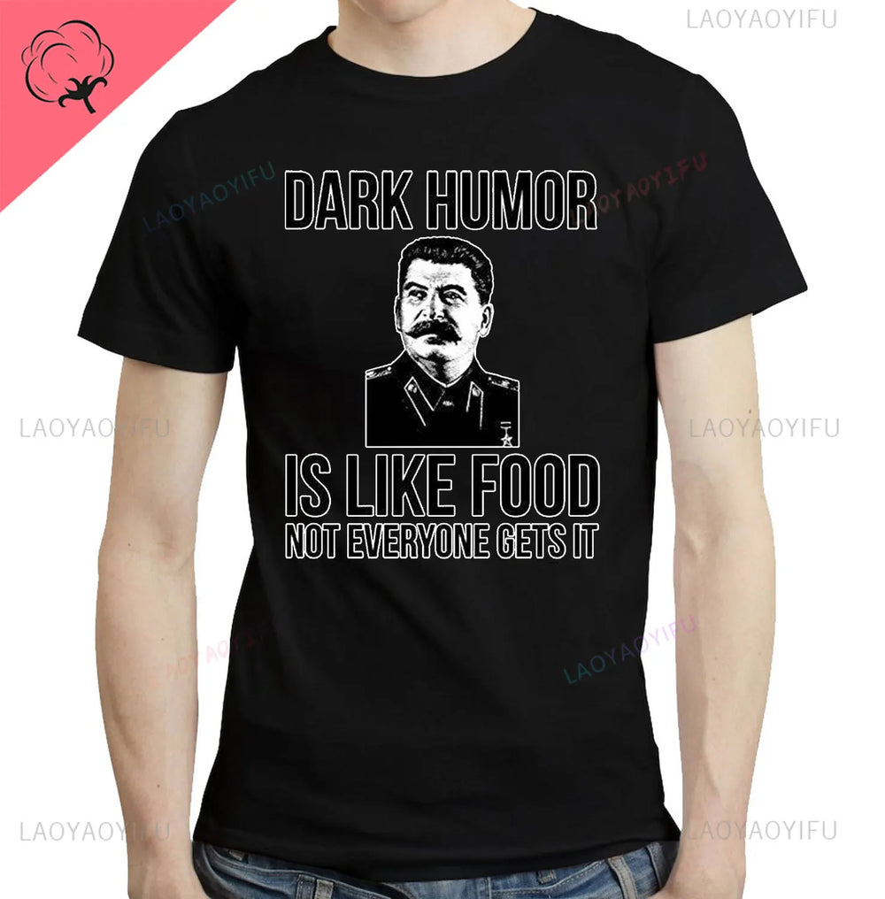 Dark Humor Is Like Food T-shirts