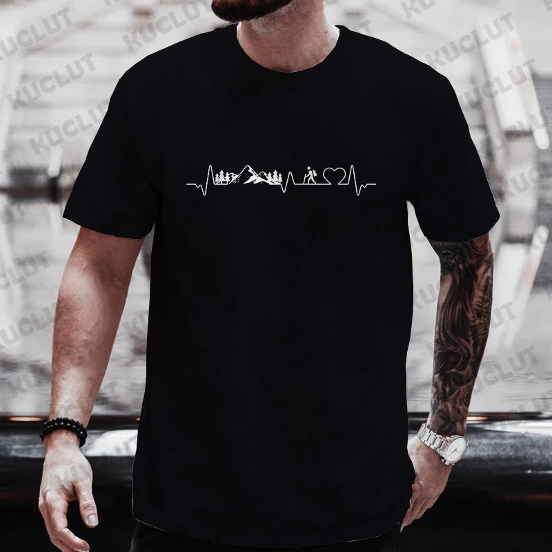 Hiking Camping Mountain  Tshirt
