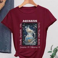Aquarius Zodiac T-shirt