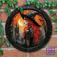Sun And Moon Themed Sign, Round Metal Decor Sign For Home, Cafe, Restaurant, Living Room Wall Decoration, Mother's Day Gift