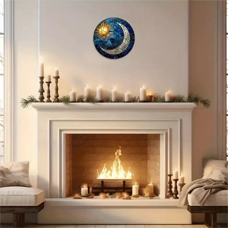 Sun Sign and Moon Wall Hanging Decorative Home Decor
