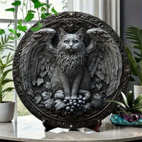 Sun And Moon Themed Sign, Round Metal Decor Sign For Home, Cafe, Restaurant, Living Room Wall Decoration, Mother's Day Gift
