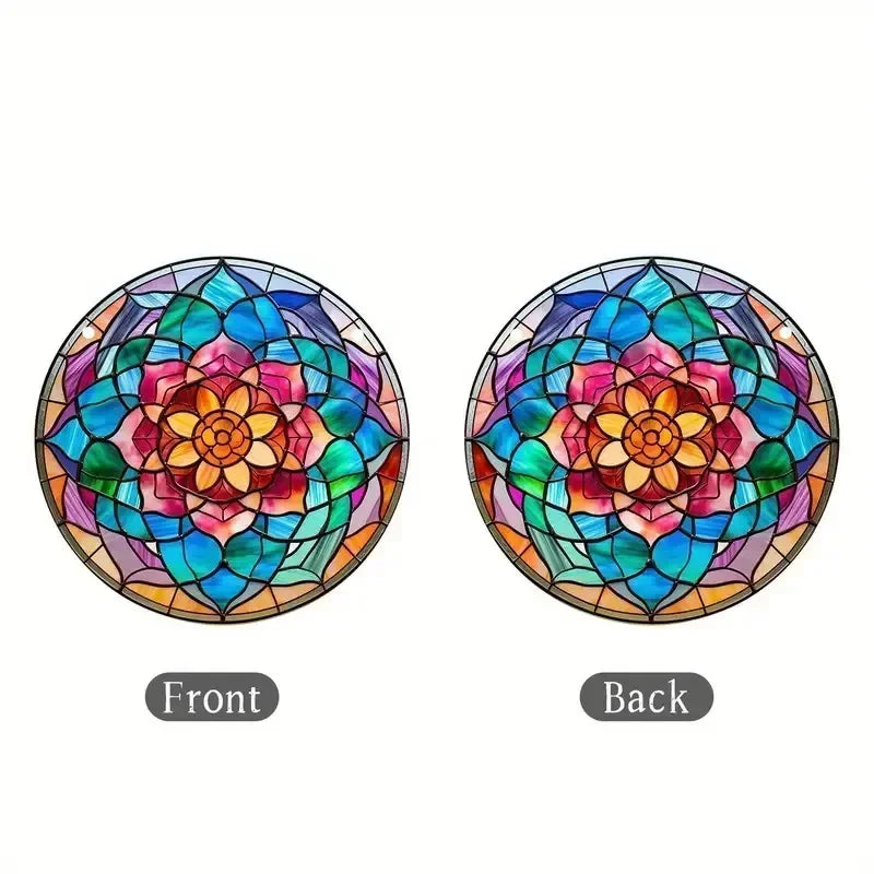 Jesus Christ Acrylic Stained Glass Window Hanging Ornament Glass Suncatcher Gift Christian Gift Religious Decor for Christian