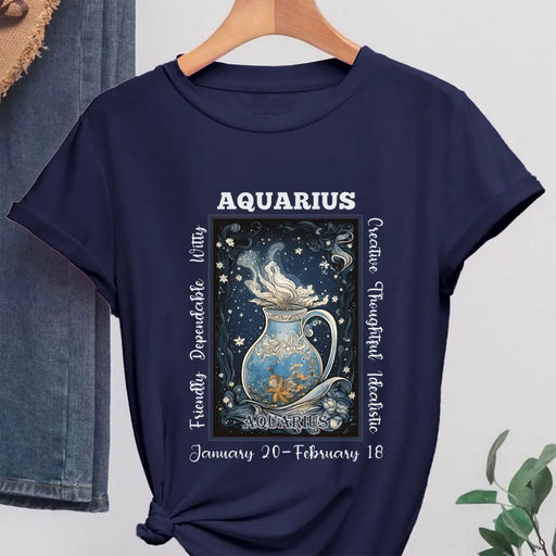 Aquarius Zodiac T-shirt