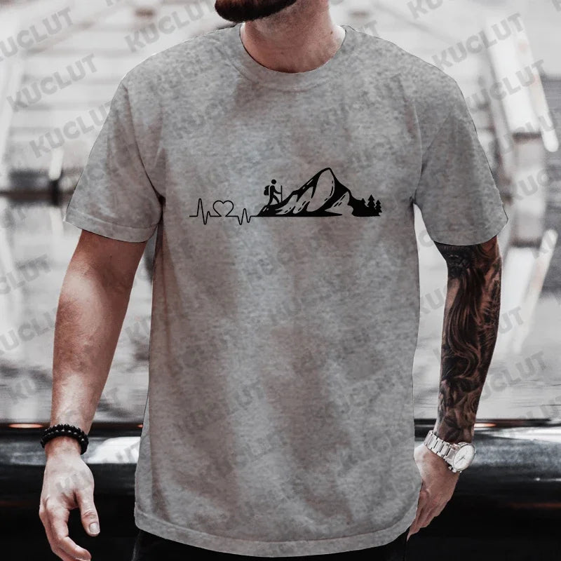 Hiking Camping Mountain  Tshirt