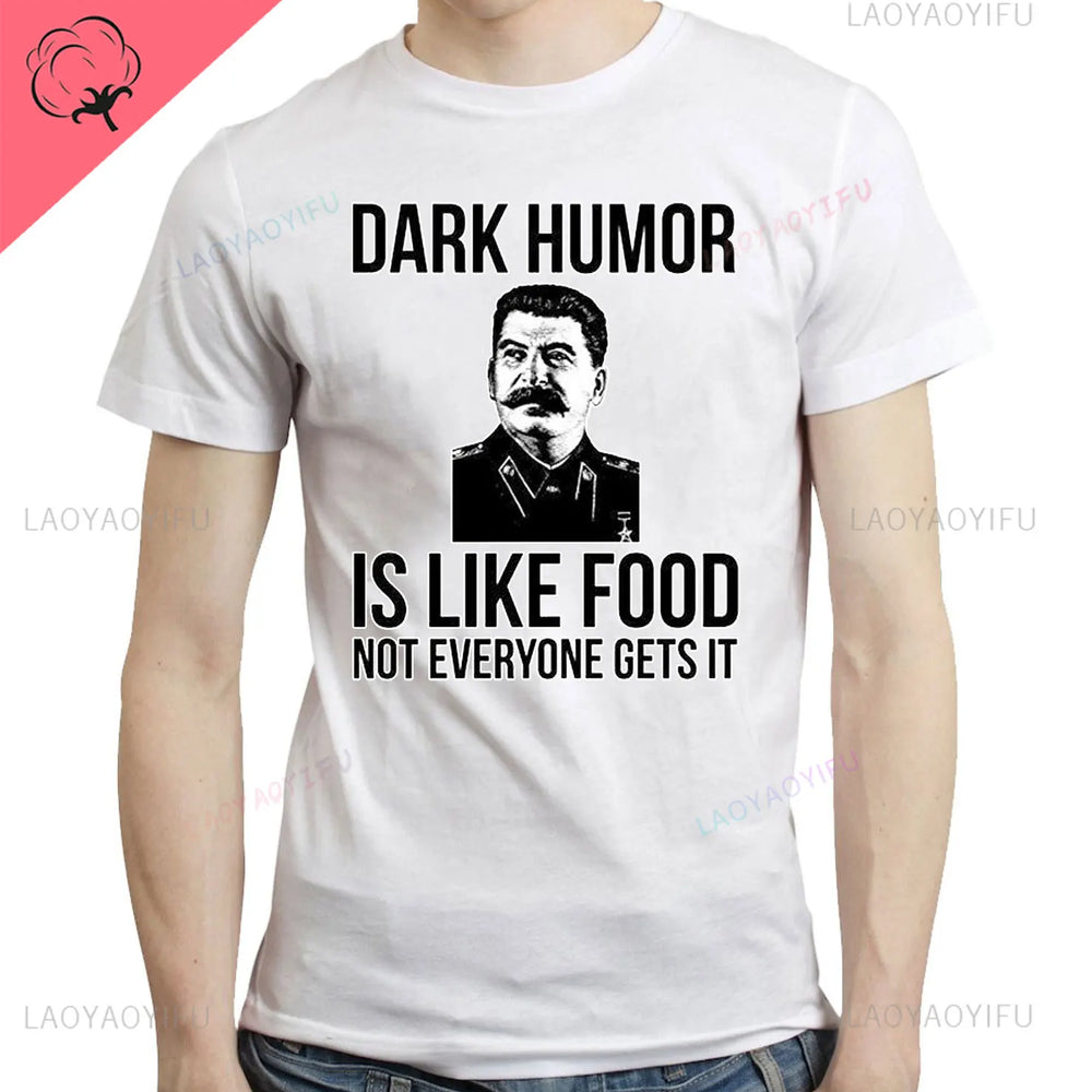 Dark Humor Is Like Food T-shirts