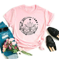 Moon Butterfly Astrology T-Shirt Casual Women’s Top
