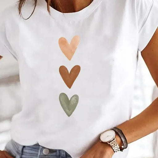 Love Heart Women T Shirt