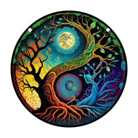 1pc Tree Of Life Stained Window Hanging Decor Tree Of Life Suncatcher,Gift For Woman Man,Indoor Outdoor Home Decor Garden Decor