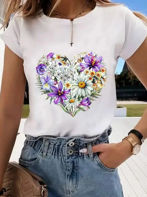 Love Flower Sweet Lovely Tshirt