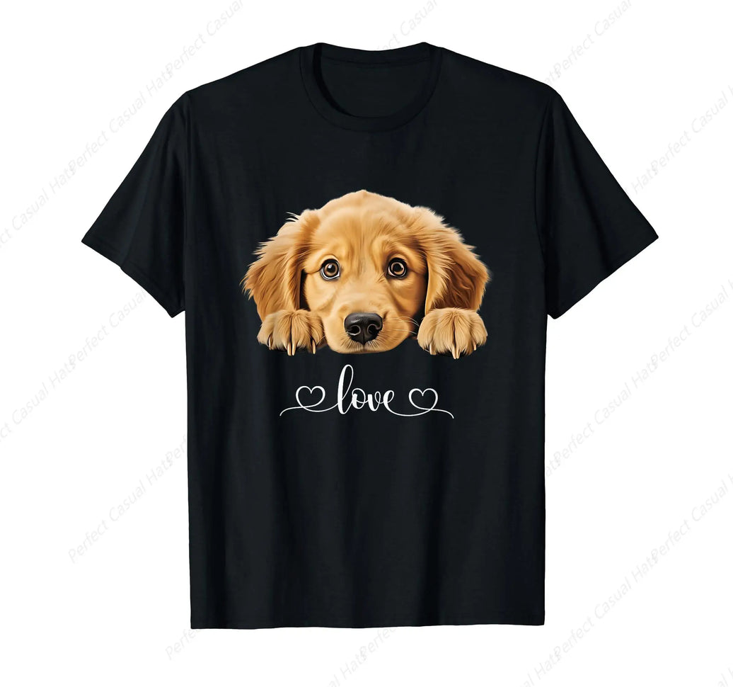 Cute Golden Retriever Puppy Dog T-Shirt