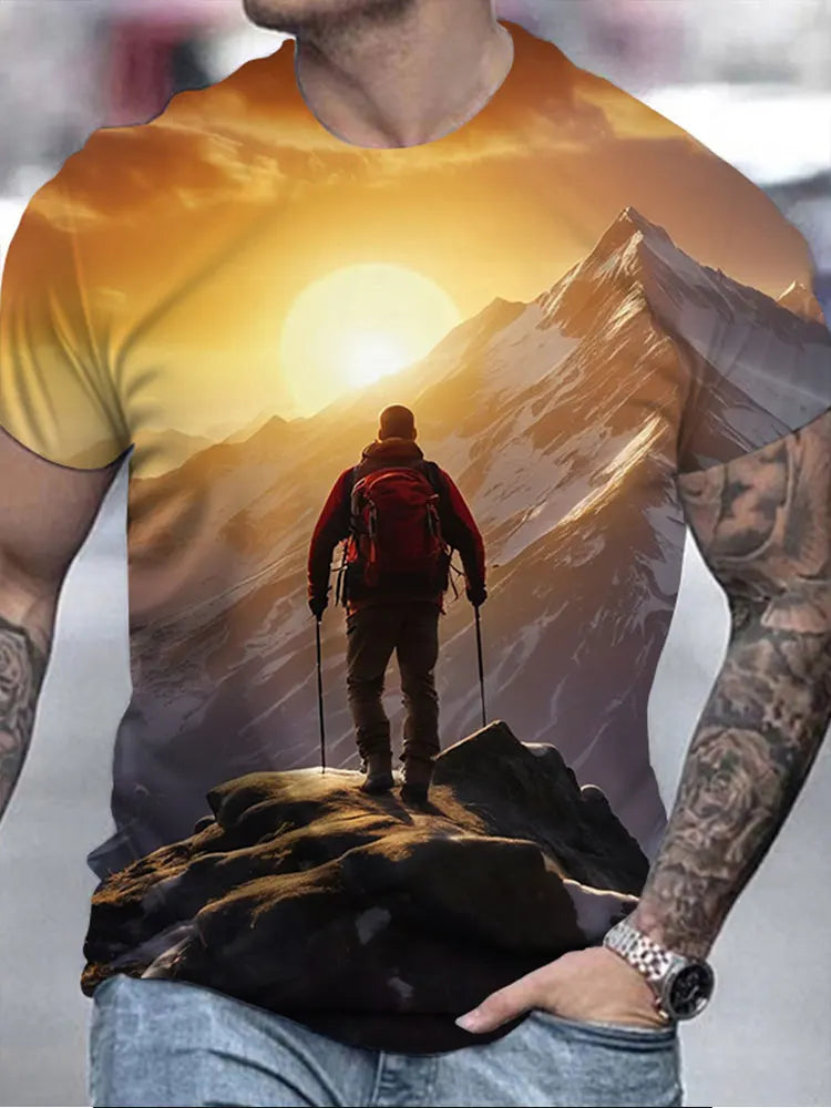3D Mountain T-shirt