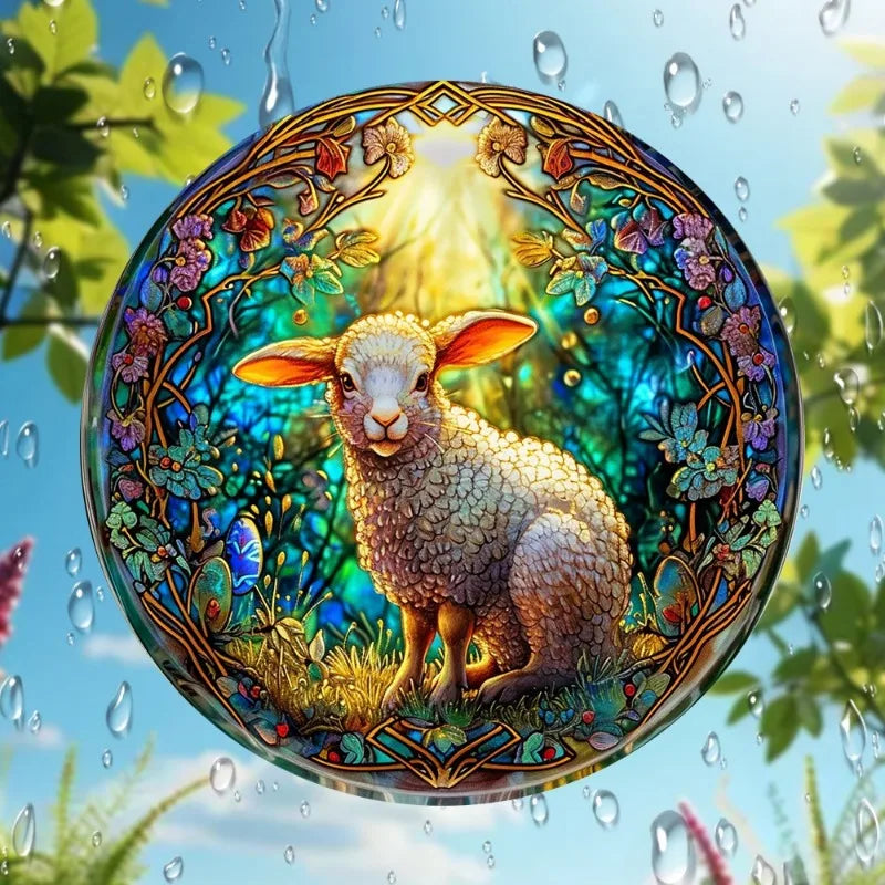Happy Easter Window Stickers Rabbit Eggs Flower Plants Electrostatic Glass Sticker Easter Decorations for Home Bunny Wall Decals
