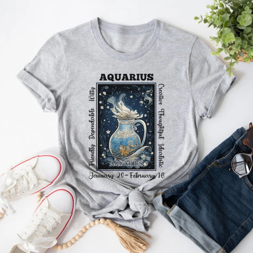 Aquarius Zodiac T-shirt
