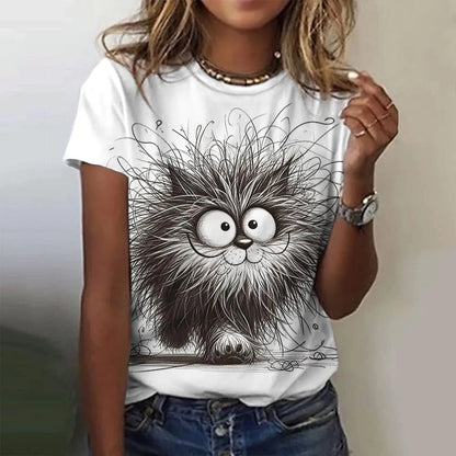 3d Cat Tshirt