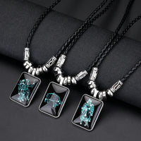 Personalized Zodiac Sign Galaxy Constellation Pendant Necklace