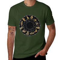Saint Seiya Zodiac Sign Wheel Anime T-Shirt