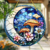Tree of Life Theme Acrylic Sun Catcher- Window Hanging Decor with Stained Glass Appearance for Multi-Scene Decor Perfect festiva