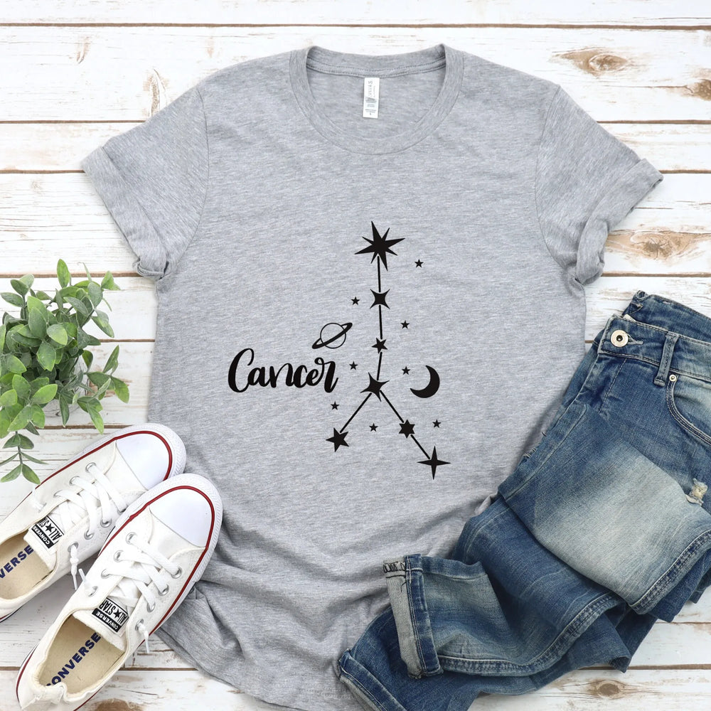 Cancer Sign T Shirt Zodiac Astrology