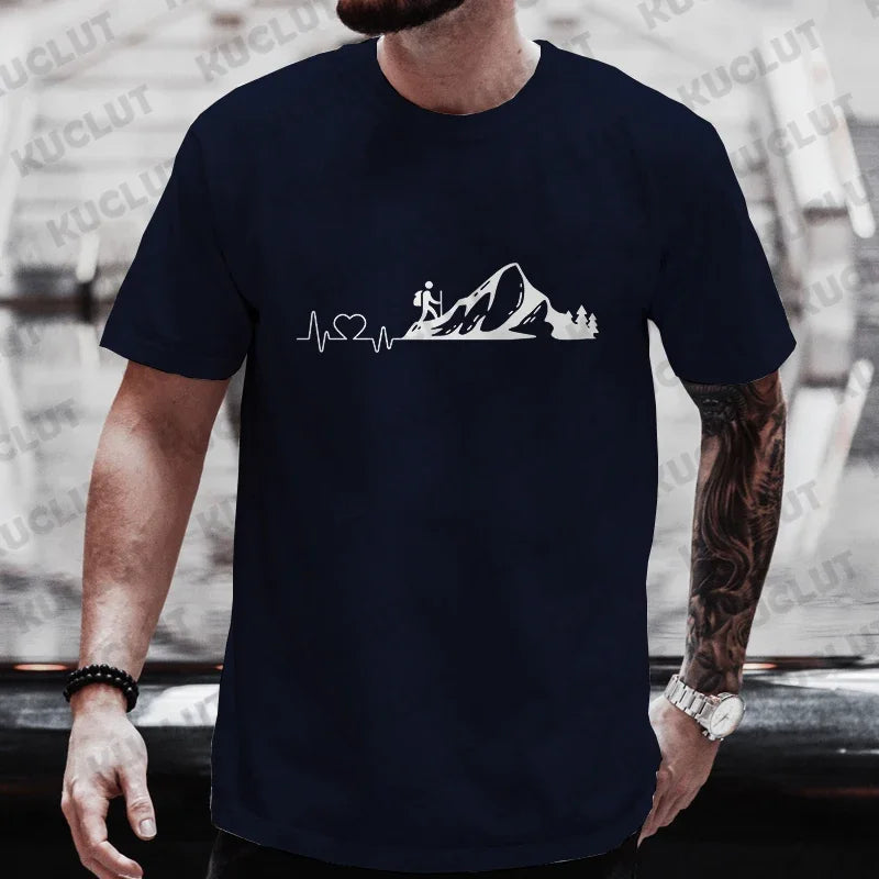 Hiking Camping Mountain  Tshirt