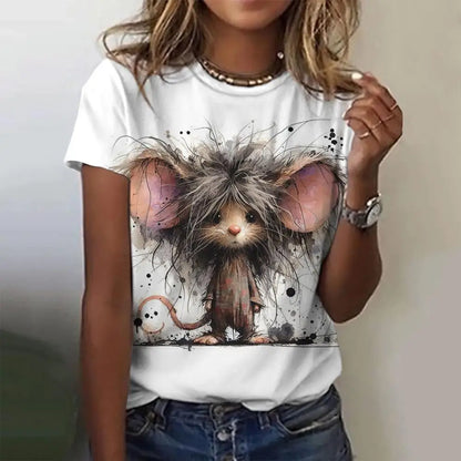 3d Cat Tshirt