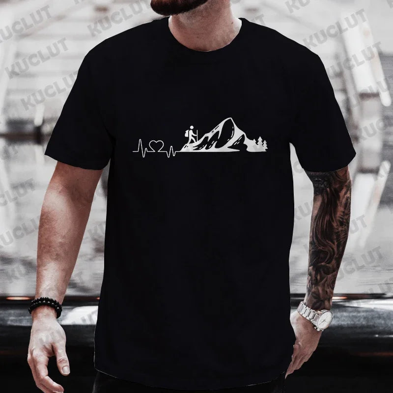 Hiking Camping Mountain  Tshirt