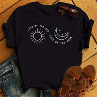 Moon Butterfly Astrology T-Shirt Casual Women’s Top
