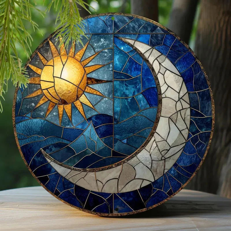 Sun Sign and Moon Wall Hanging Decorative Home Decor