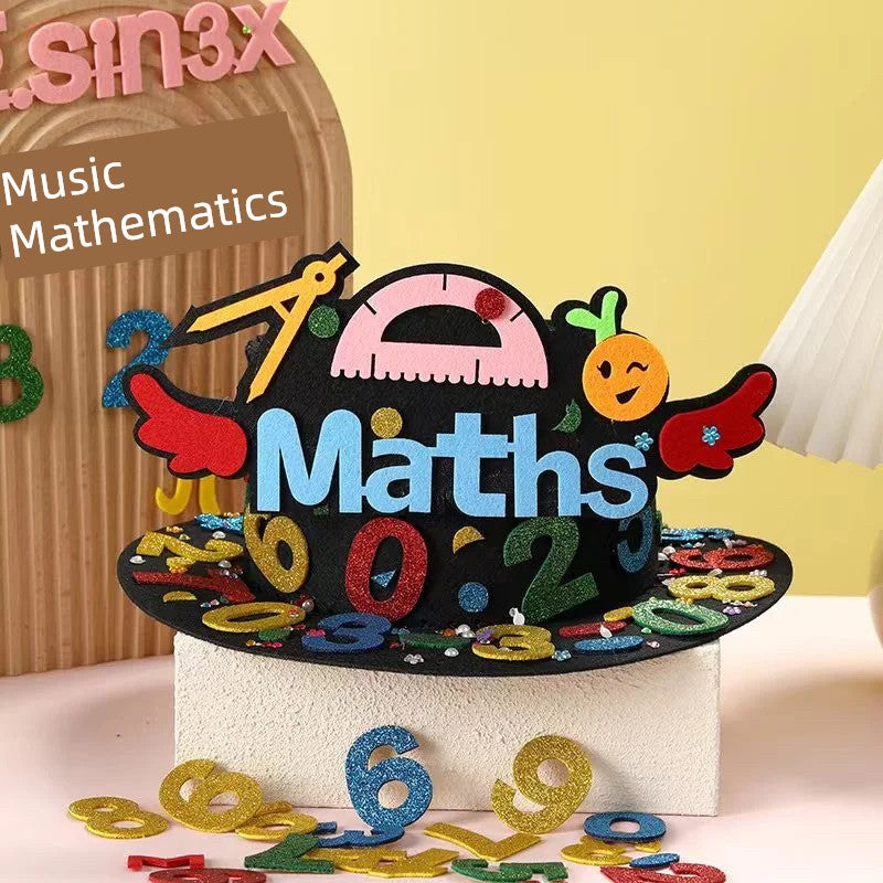 Creative Kids Hat DIY Handmade Material Package Catwalk Rabbit Hat Making Woven Hat Easter Hat Decoration