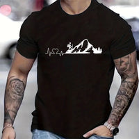 Hiking Camping Mountain  Tshirt