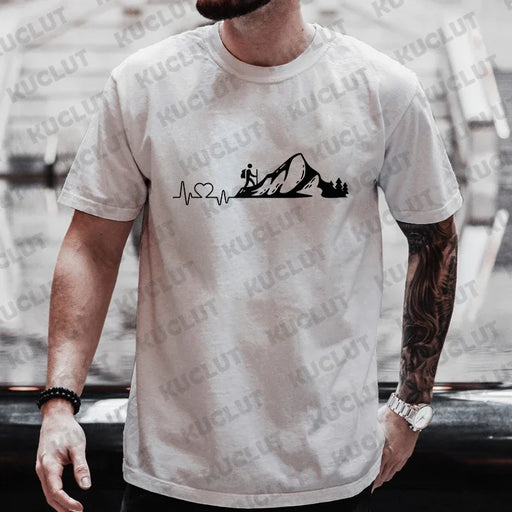 Hiking Camping Mountain  Tshirt
