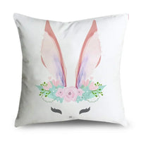 easter theme pillowcase Easter egg rabbit pillowcase holiday party home decoration cushion cover   S