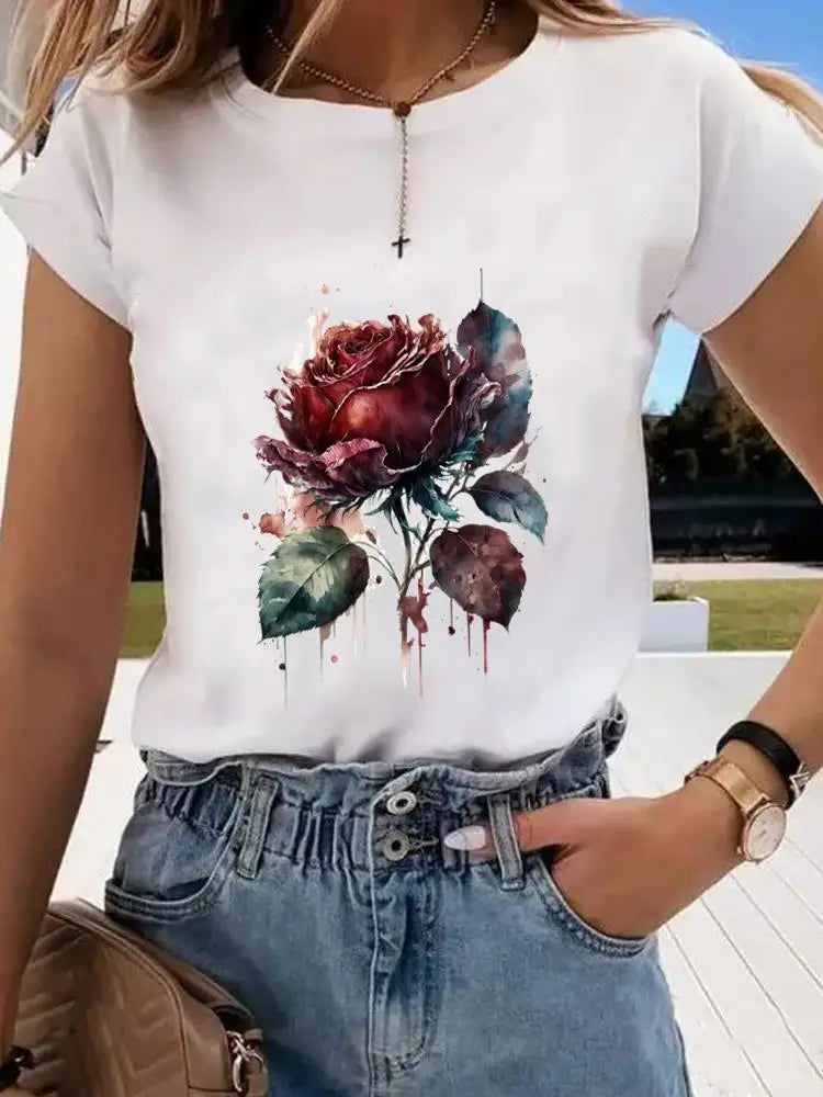 Love Flower Sweet Lovely Tshirt