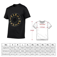 Saint Seiya Zodiac Sign Wheel Anime T-Shirt