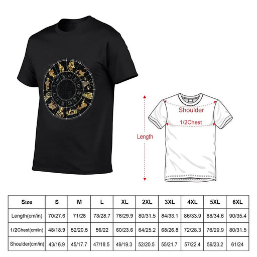 Saint Seiya Zodiac Sign Wheel Anime T-Shirt
